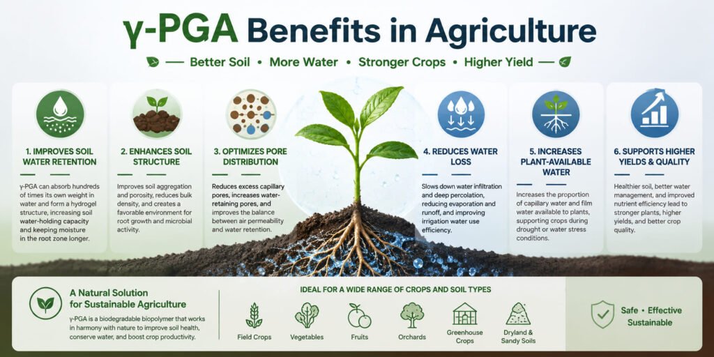 γ-PGA Benefits in Agriculture