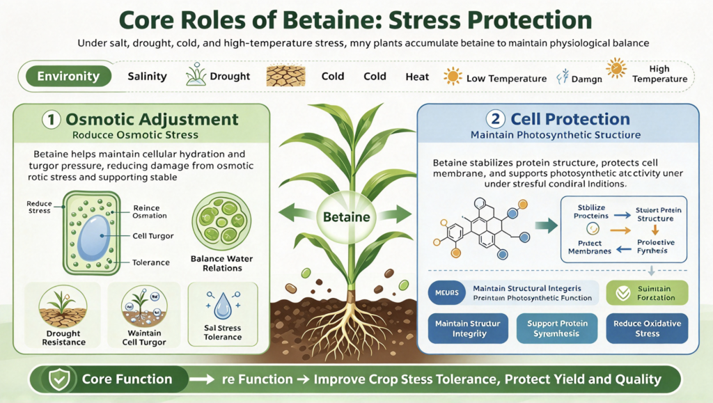 Core Roles of Betaine