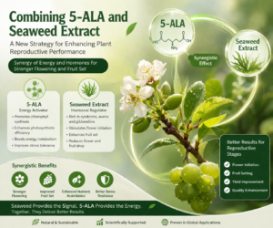 Combining 5-ALA and Seaweed Extract: A New Strategy for Enhancing Plant Reproductive Performance