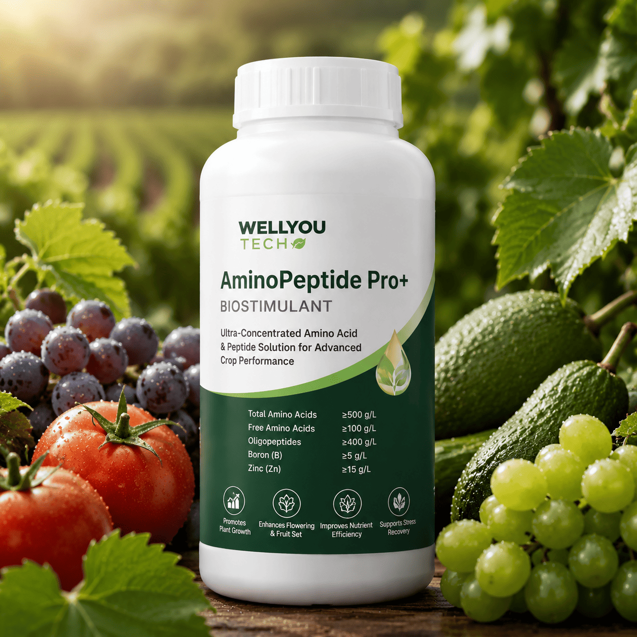 AminoPeptide Pro+ AminoPeptide Pro+ | High Concentration Amino Acid Biostimulant | Wellyou Tech