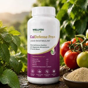CalDefense Pro+ Calcium Biostimulant | Calcium Magnesium Liquid Fertilizer | Wellyou Tech