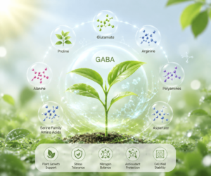 γ-Aminobutyric Acid (GABA) and Amino Acid Metabolism Crosstalk in Plant Growth Regulation and Stress Response